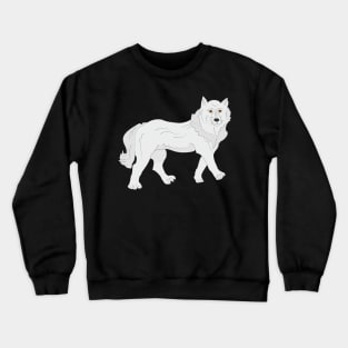 White Wolf Crewneck Sweatshirt